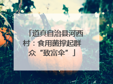 道真自治县河西村：食用菌撑起群众“致富伞”