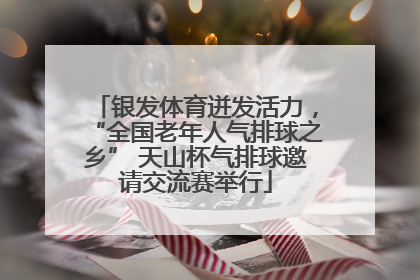 银发体育迸发活力，“全国老年人气排球之乡” 天山杯气排球邀请交流赛举行