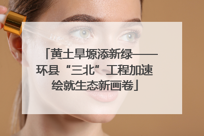 黄土旱塬添新绿——环县“三北”工程加速绘就生态新画卷
