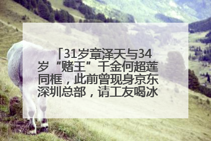 31岁章泽天与34岁“赌王”千金何超莲同框，此前曾现身京东深圳总部，请工友喝冰饮，点了300多杯