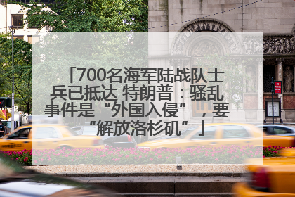 700名海军陆战队士兵已抵达 特朗普：骚乱事件是“外国入侵”，要“解放洛杉矶”