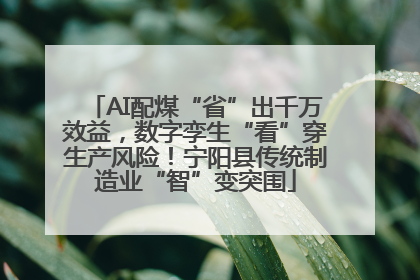 AI配煤“省”出千万效益，数字孪生“看”穿生产风险！宁阳县传统制造业“智”变突围